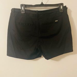 WHBM black sateen shorts